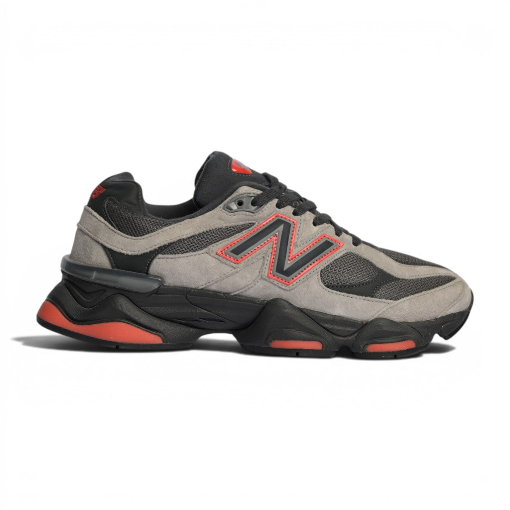 New Balance 9060 Grey Black Red