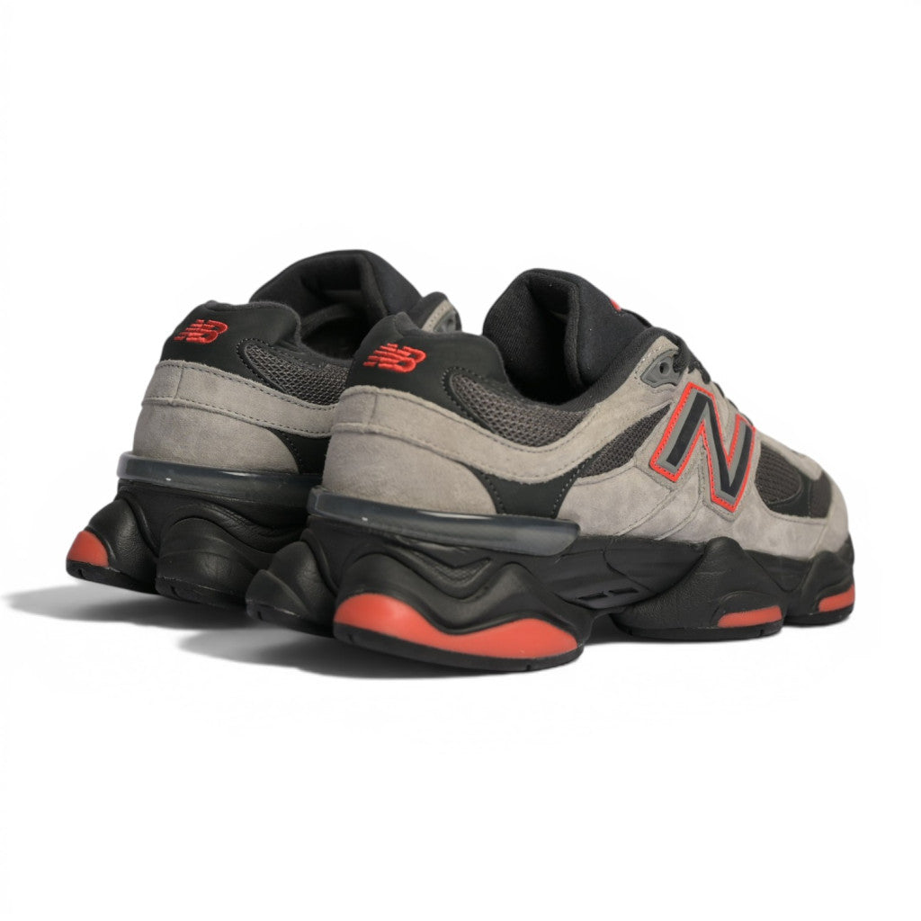 New Balance 9060 Grey Black Red - 3
