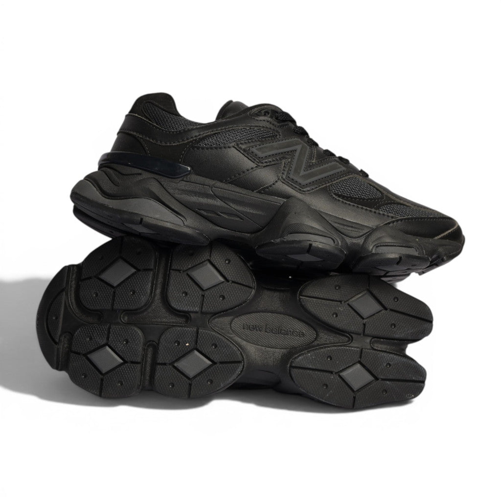 New Balance 9060 Black Leather - 4
