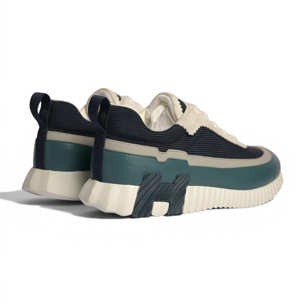 Hermes Bouncing Sneaker Marine Bleuet Blanc - 3