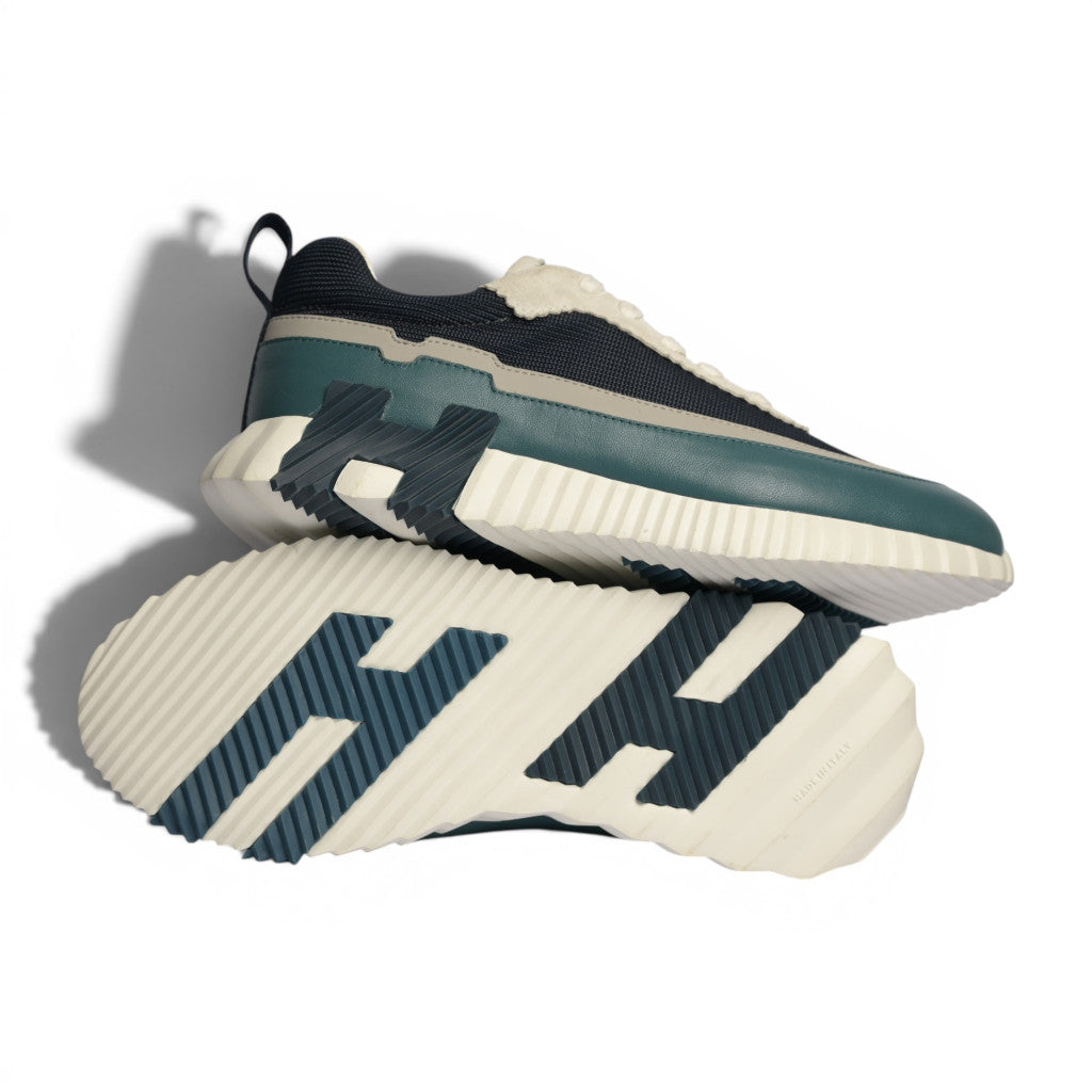 Hermes Bouncing Sneaker Marine Bleuet Blanc - 4
