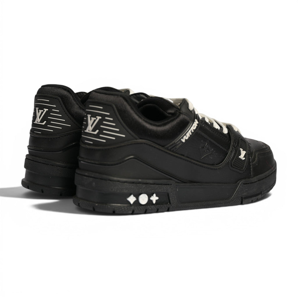 Louis Vuitton All Black Trainers - 3