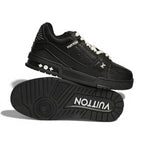 Louis Vuitton All Black Trainers - 4