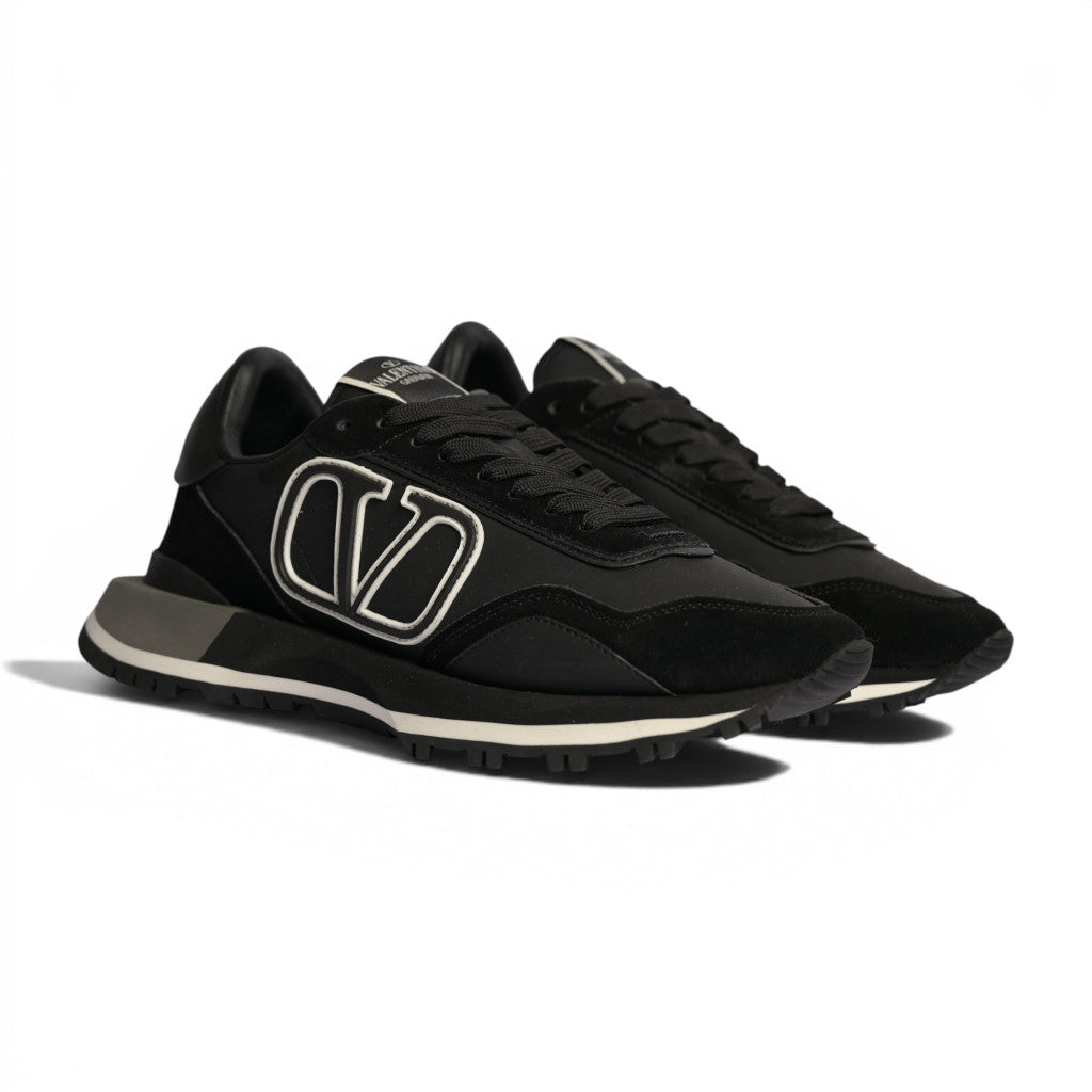 Valentino Garavani VLogo Black White Sneakers - 2