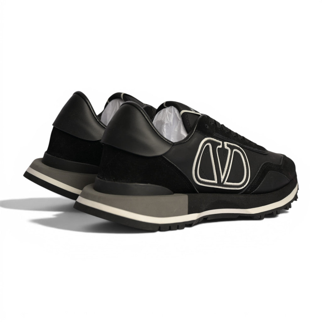 Valentino Garavani VLogo Black White Sneakers - 3