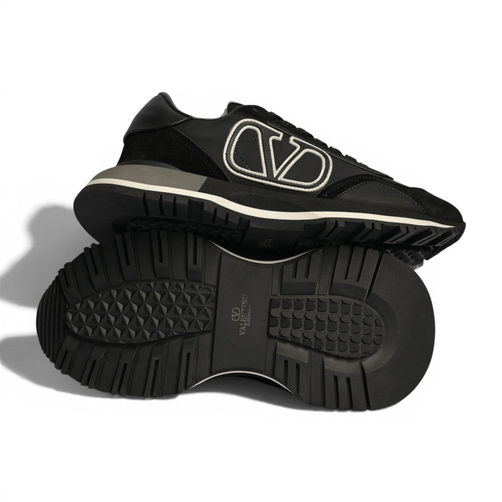 Valentino Garavani VLogo Black White Sneakers - 4