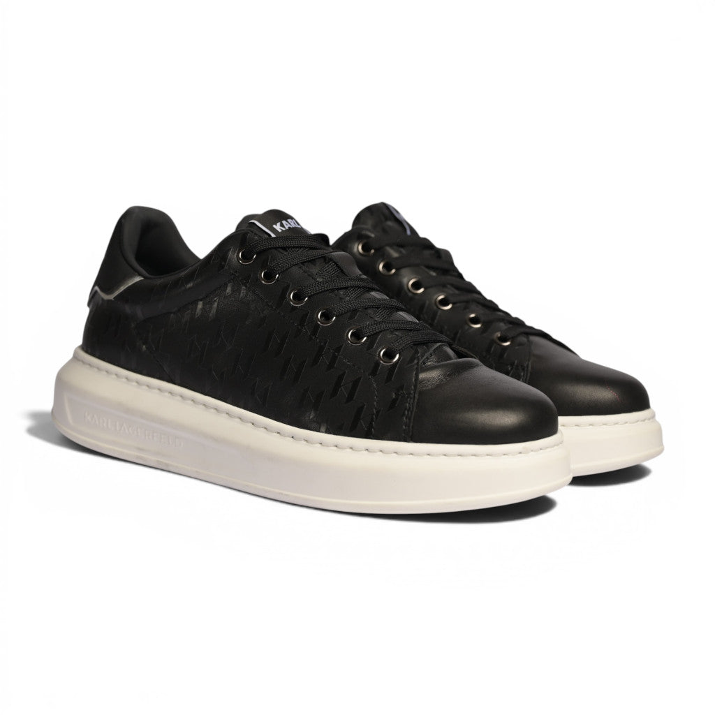 Karl Lagerfeld Kapri Monogram Embossed Black White - 2