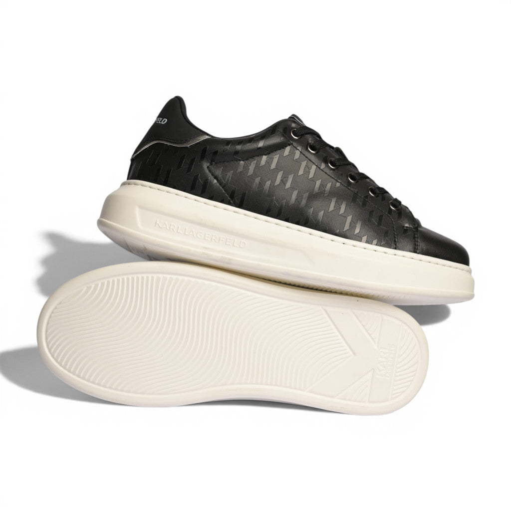 Karl Lagerfeld Kapri Monogram Embossed Black White - 4